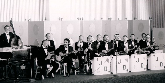 With the Jimmy Diamond Orchestra in the 70s