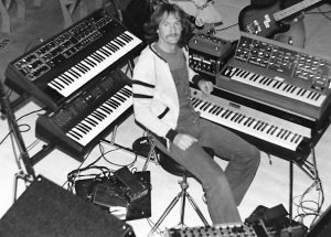 Frank Martin with multi keys, Narada tour, 1980
