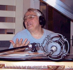 Denny recording at Open Path Studios.