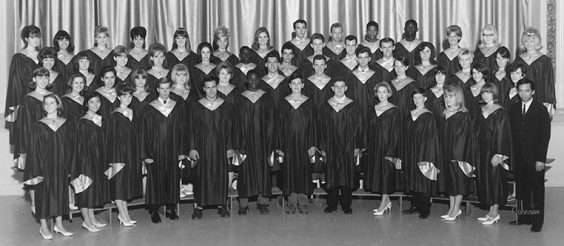 Acappella Choir, Tracy, CA, 1966