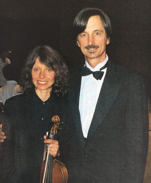Vivian and her husband, bassist Pat McCarthy. They met while playing in the Oakland Symphony